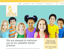 Tablet Screenshot of bcpediatricdentistry.com